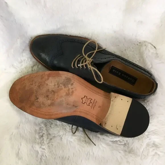 Gordon Rush Men's Victor Lace Up Wingtip Oxford Leather Dress